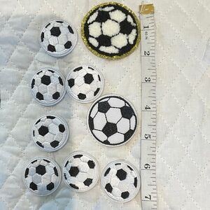Soccer Ball Embroidered Patches